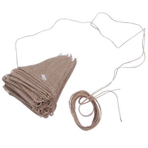 practical boutique 10m 48 flags jute rustic hessian burlap bunting banner flag party wedding decor
practical boutique 10m 48 flags jute rustic hessian burlap bunting banner flag party wedding decor