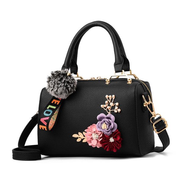 summer women bags floral women's leather handbag fashion elegant shoulder bag barrel-shaped tote bag black
summer women bags floral women's leather handbag fashion elegant shoulder bag barrel-shaped tote bag black