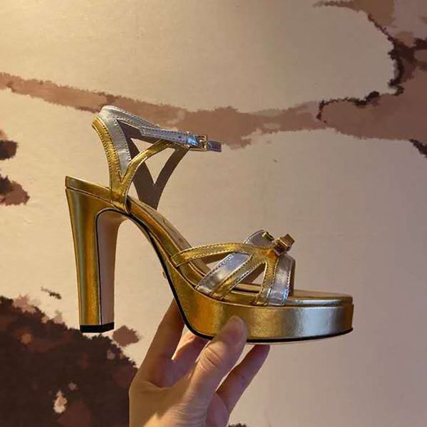 2020 high heel women's sandals adjustable ankle strap gold metal accessories .5cm high heel leather sandals, Black
2020 high heel women's sandals adjustable ankle strap gold metal accessories .5cm high heel leather sandals, Black