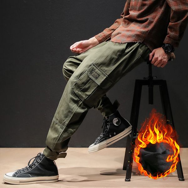 autumn winter fleece ankle harem pants drawstring waist loose cargo trousers streetwear harajuku track jogger warm sweatpant, Black
autumn winter fleece ankle harem pants drawstring waist loose cargo trousers streetwear harajuku track jogger warm sweatpant, Black