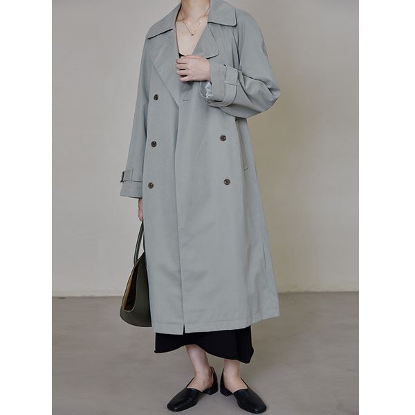 2020 autumn new korean fashion double breasted women's windbreaker clothes jackets lacing belt loose long trench coat overcoat, Tan;black
2020 autumn new korean fashion double breasted women's windbreaker clothes jackets lacing belt loose long trench coat overcoat, Tan;black