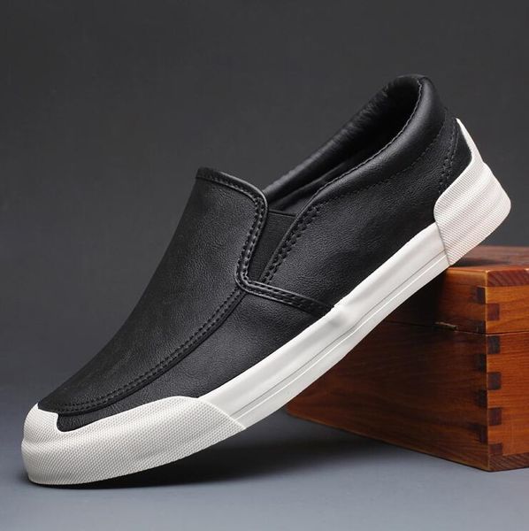 spring new design men shoes simple man leather casual shoes men trend loafers flat shoes, Black
spring new design men shoes simple man leather casual shoes men trend loafers flat shoes, Black