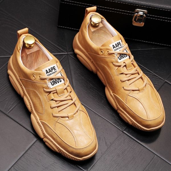 new men's fashion leather trend small white shoes, web celebrity breathable, men's luxe driving shoes 38-44 b58, Black
new men's fashion leather trend small white shoes, web celebrity breathable, men's luxe driving shoes 38-44 b58, Black