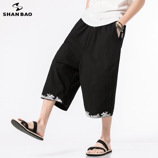 chinese style embroidery original brand straight loose casual pants 2019 summer new cotton men's cropped trousers black gray
chinese style embroidery original brand straight loose casual pants 2019 summer new cotton men's cropped trousers black gray
