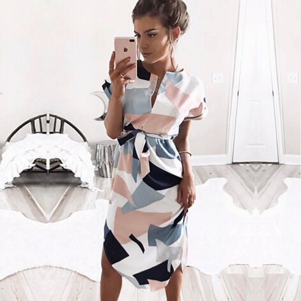 women midi party dresses geometric print summer boho beach dress loose batwing sleeve dress vestidos plus size, White;black
women midi party dresses geometric print summer boho beach dress loose batwing sleeve dress vestidos plus size, White;black