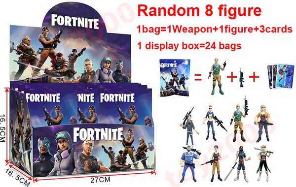 100type action figure cartoon fortnite pla tic doll toy kid 11cm 12cm 4 5inch game llama keleton role child toy with di play box 24bag
100type action figure cartoon fortnite pla tic doll toy kid 11cm 12cm 4 5inch game llama keleton role child toy with di play box 24bag