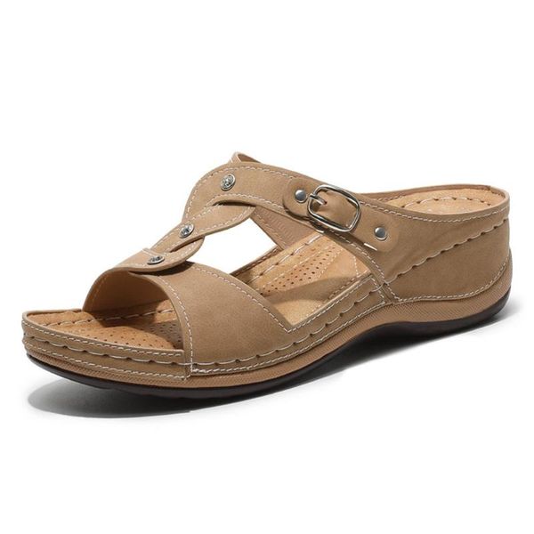 wedges sandals for women arch support low heel retro boho slip on open toe slippers summer casual shoes new, Black
wedges sandals for women arch support low heel retro boho slip on open toe slippers summer casual shoes new, Black