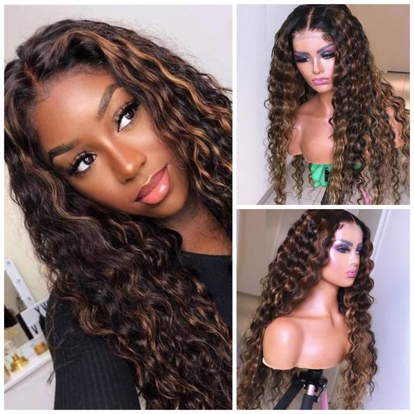 180 density blonde highlight wig hd transparent lace wig water wave ombre colored 13x6 lace front human hair wigs with baby hair, Black;brown
180 density blonde highlight wig hd transparent lace wig water wave ombre colored 13x6 lace front human hair wigs with baby hair, Black;brown