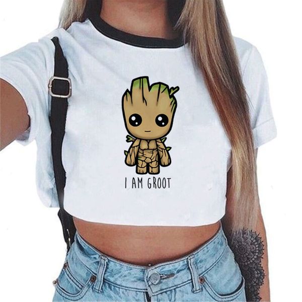 womens designer womens designer tshirt women cute groot printed crop tshirt funny fashion vogue t shirt harajuku, White
womens designer womens designer tshirt women cute groot printed crop tshirt funny fashion vogue t shirt harajuku, White
