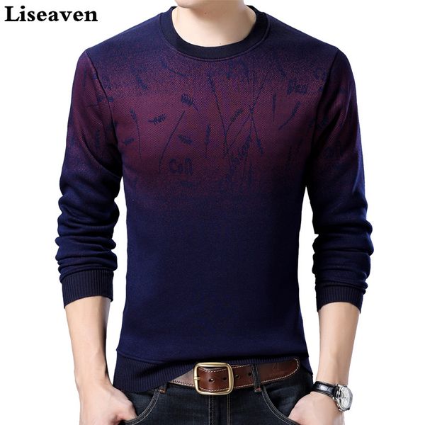 liseaven sweater men brand thickening pullover sweater male o-neck slim fit knitting mens sweaters man pullovers, White;black
liseaven sweater men brand thickening pullover sweater male o-neck slim fit knitting mens sweaters man pullovers, White;black