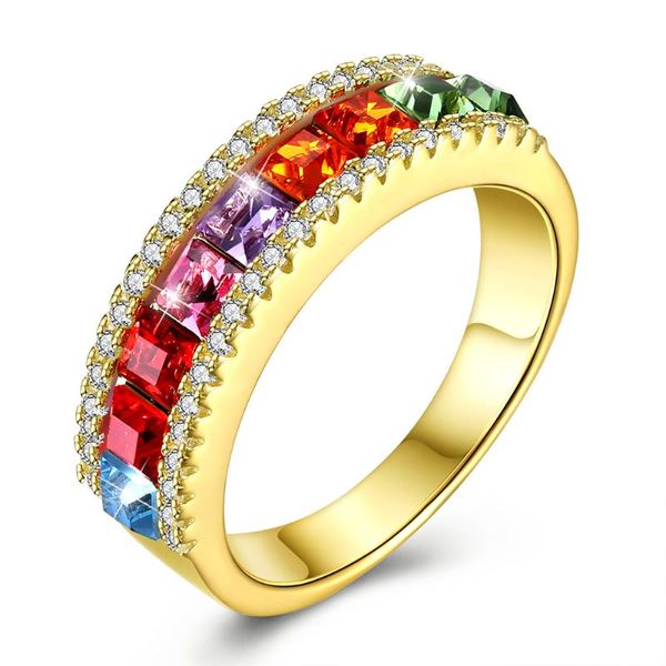 gold silver 925 women rings coloful full crystals from wedding engagament fine jewerly birthday gifts, Golden;silver
gold silver 925 women rings coloful full crystals from wedding engagament fine jewerly birthday gifts, Golden;silver