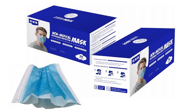 

В штоке !! Одноразовая маска пыли маска 3ply защитная лицевая маска одноразовые маски для лица Антистатическое дышащий