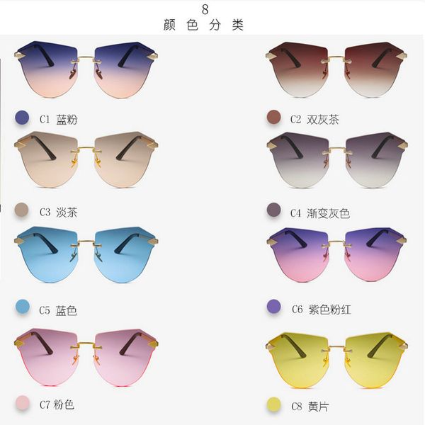 arrow frameless gold sunglasses new 2019 europe and the united states trend retro arrow frameless xamdu whole2019 pijdq, White;black
arrow frameless gold sunglasses new 2019 europe and the united states trend retro arrow frameless xamdu whole2019 pijdq, White;black