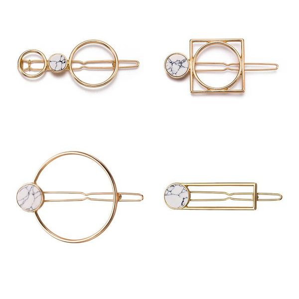 f242 new fashion women girls metal circle square hair clips natural stone hairpins barrettes wedding hair clip accessories wutjb, Black
f242 new fashion women girls metal circle square hair clips natural stone hairpins barrettes wedding hair clip accessories wutjb, Black
