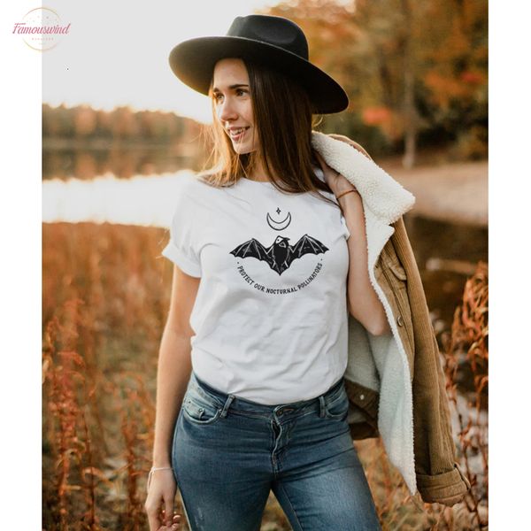 protect our nocturnal women pollinators t shirt stylish star moon bat printed vegan tshirt new summer women harajuku graphic tees, White
protect our nocturnal women pollinators t shirt stylish star moon bat printed vegan tshirt new summer women harajuku graphic tees, White