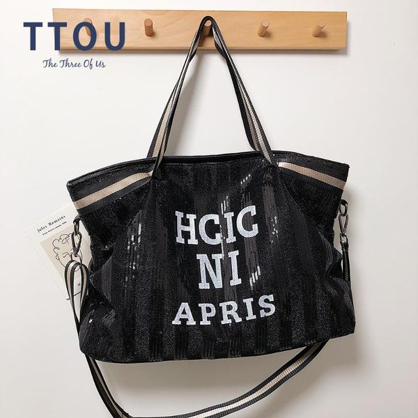 sequin women bags female large capacity handle bags quality leather female shoulder bag casual letter print ladies' tote bag
sequin women bags female large capacity handle bags quality leather female shoulder bag casual letter print ladies' tote bag
