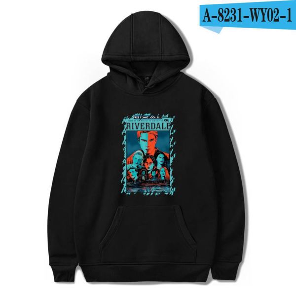 riverdale autumn winter casual hoodies for men women long sleeve o neck plus size designer couples pullovers, Black
riverdale autumn winter casual hoodies for men women long sleeve o neck plus size designer couples pullovers, Black