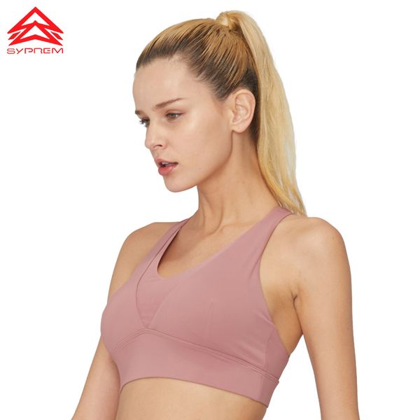 syprem seamless sports bra women's removable padding pink sports bras cross medium support workout running yoga bra,18ft1031, White;black
syprem seamless sports bra women's removable padding pink sports bras cross medium support workout running yoga bra,18ft1031, White;black
