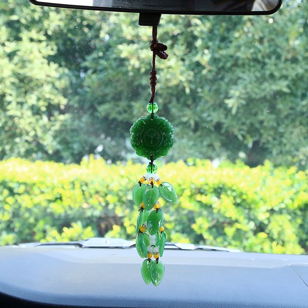new products emerald color creative pixiu car hanging safe trip gourd automobile hanging ornament car mounted decoration
new products emerald color creative pixiu car hanging safe trip gourd automobile hanging ornament car mounted decoration