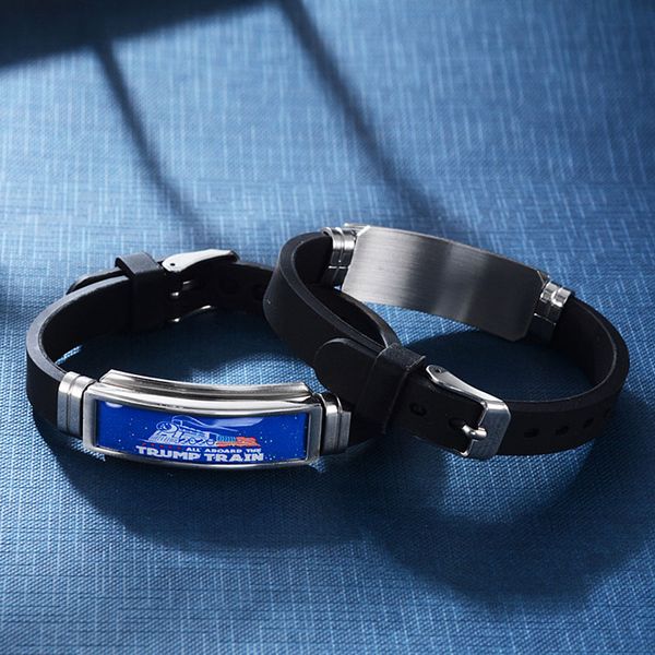 2 styles trump bracelet 2020 us election trump colorful stainless steel silicone strap bracelet shipping via dhl
2 styles trump bracelet 2020 us election trump colorful stainless steel silicone strap bracelet shipping via dhl