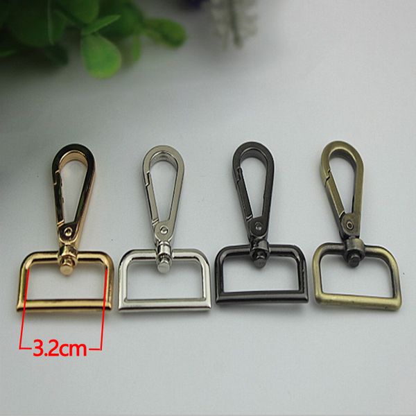 30pcs/lot 32mm( interior) gold, silver, gun black, bronze metal clasps swivel trigger clips snap hooks diy bag strap accessories
30pcs/lot 32mm( interior) gold, silver, gun black, bronze metal clasps swivel trigger clips snap hooks diy bag strap accessories