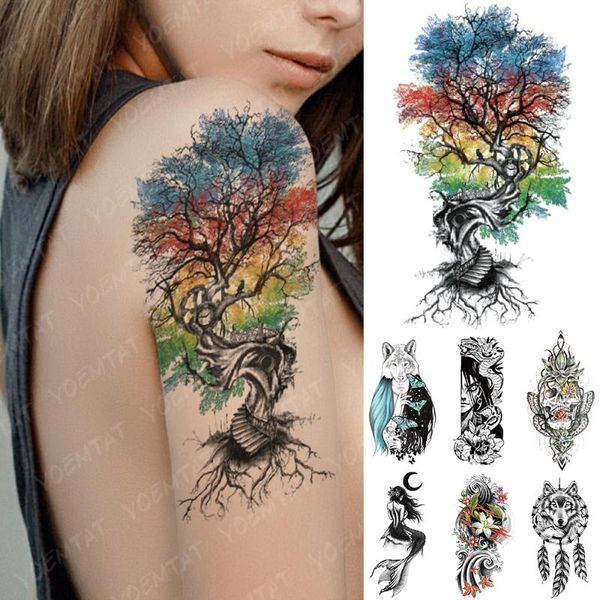 waterproof temporary tattoo sticker ladder color tree flash tatto wolf harajuku lily mermaid body art arm fake tatoo women men
waterproof temporary tattoo sticker ladder color tree flash tatto wolf harajuku lily mermaid body art arm fake tatoo women men