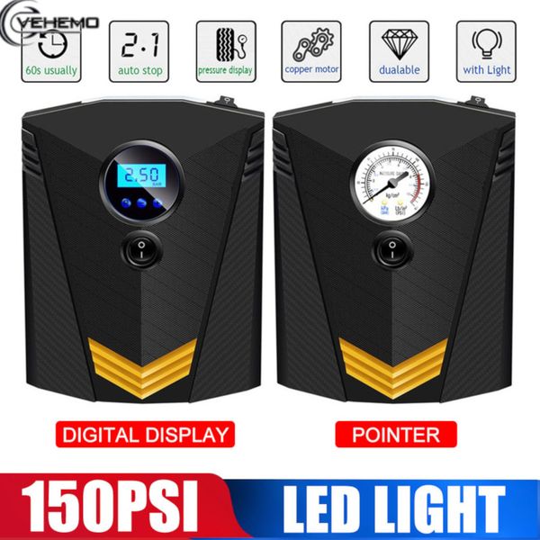 portable air automobile compressor auto led light electric 12v digital multi-purpose tire inflator wheel automotive air pump
portable air automobile compressor auto led light electric 12v digital multi-purpose tire inflator wheel automotive air pump