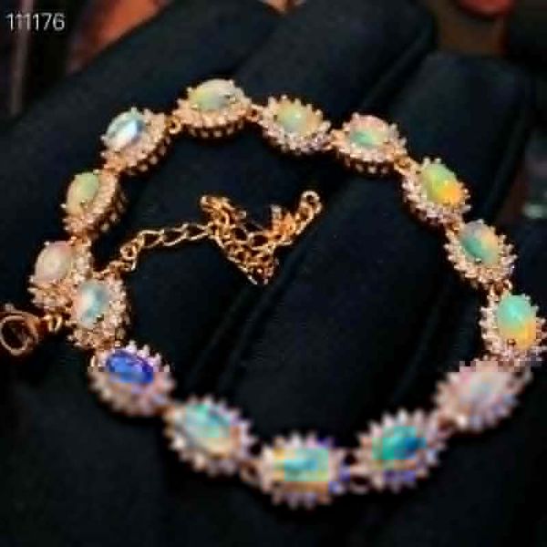 real natural opal bracelet solid s925 sterling silver for women colour gem stone rings fine jewelry, Golden;silver
real natural opal bracelet solid s925 sterling silver for women colour gem stone rings fine jewelry, Golden;silver