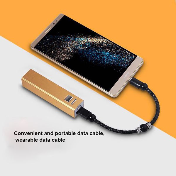 kingdeng bracelet fast-charge type-c data wire portable leather charging line micro universal personalized fashion bead, Golden;silver
kingdeng bracelet fast-charge type-c data wire portable leather charging line micro universal personalized fashion bead, Golden;silver