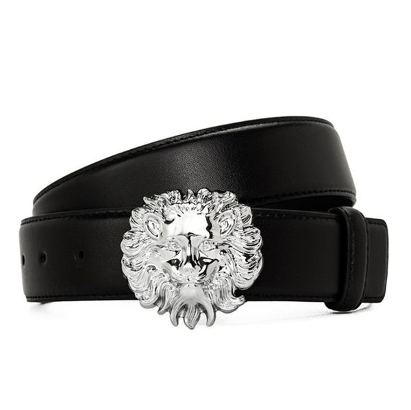 lion head cowhide designer belt for man woman belt design mens womens big lion smooth buckle belts highly quality cowhide 3 colors optional, Black;brown
lion head cowhide designer belt for man woman belt design mens womens big lion smooth buckle belts highly quality cowhide 3 colors optional, Black;brown