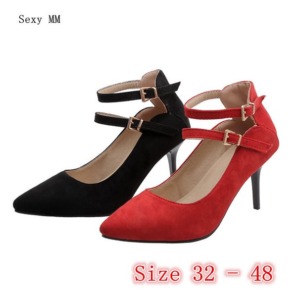 women high heels pumps high heel shoes stiletto woman party shoes kitten heels plus size 32 33 - 40 41 42 43 44 45 46 47 48, Black
women high heels pumps high heel shoes stiletto woman party shoes kitten heels plus size 32 33 - 40 41 42 43 44 45 46 47 48, Black