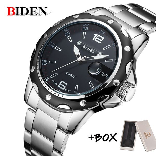 biden man watch stainless steel strap watches watch casual fashion wristwatches waterproof man relogio masculino, Slivery;brown
biden man watch stainless steel strap watches watch casual fashion wristwatches waterproof man relogio masculino, Slivery;brown