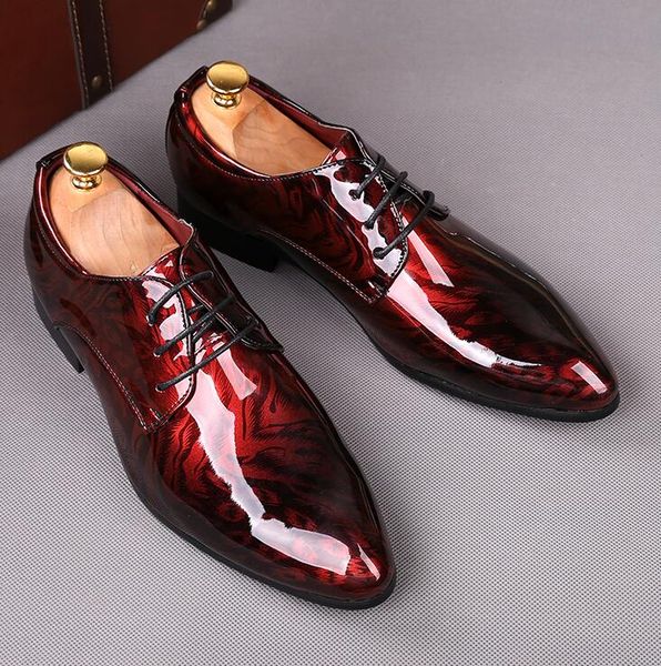 dress shoes casual mens glitter royal blue print flat formal oxfords wedding evening sapato social masculino, Black
dress shoes casual mens glitter royal blue print flat formal oxfords wedding evening sapato social masculino, Black