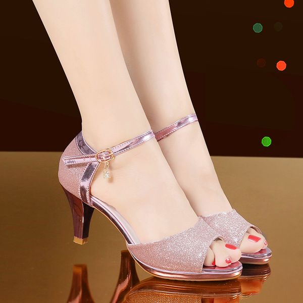 sandals glitter sequin peep toe women shiny open high heels summer sweet outdoor gold silver party 2021, Black
sandals glitter sequin peep toe women shiny open high heels summer sweet outdoor gold silver party 2021, Black
