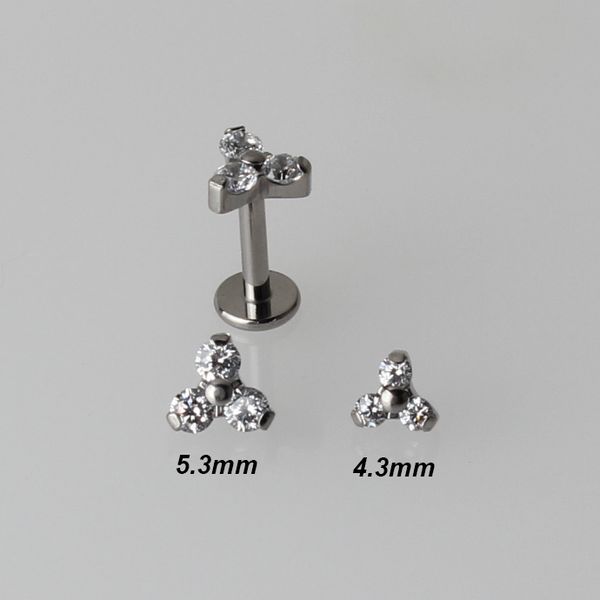 g23 titanium internally threaded labret lip piercing ear helix tragus cartilage stud body jewelry, Slivery;golden
g23 titanium internally threaded labret lip piercing ear helix tragus cartilage stud body jewelry, Slivery;golden