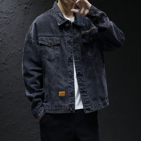 denim jacket male korean version of the trend 2020 spring and autumn new couple casual handsome ins tide wild blue hot, Black;brown
denim jacket male korean version of the trend 2020 spring and autumn new couple casual handsome ins tide wild blue hot, Black;brown