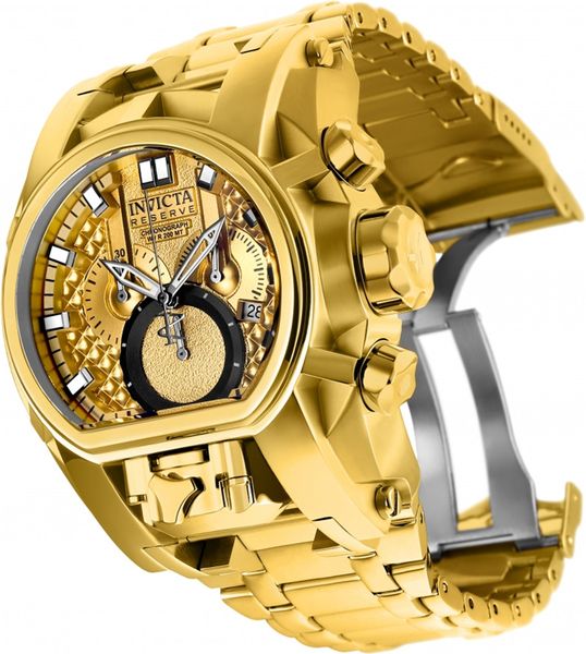 

invicta reserve bolt зевс мужчины модель 25210 - мужские часы кварцевые 52мм из нержавеющей стали с желтой коробки для dropshipping, Slivery;brown