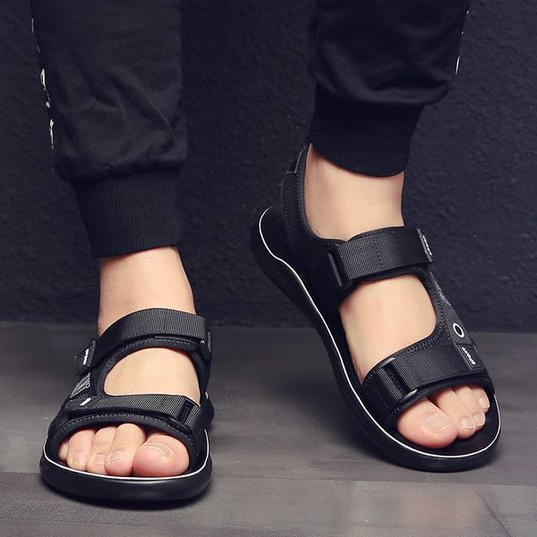 quality classic men sandals summer beach flat flip flops male sandalias hombre cuero shoes indestructible zapatos, Black
quality classic men sandals summer beach flat flip flops male sandalias hombre cuero shoes indestructible zapatos, Black