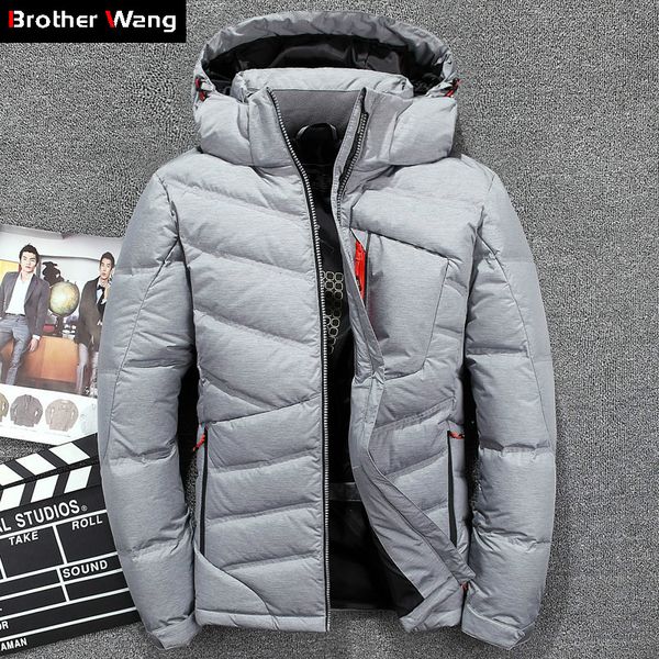2019 winter new men's thick warm down jacket fashion casual hooded white duck down coat male brand clothes, Black
2019 winter new men's thick warm down jacket fashion casual hooded white duck down coat male brand clothes, Black