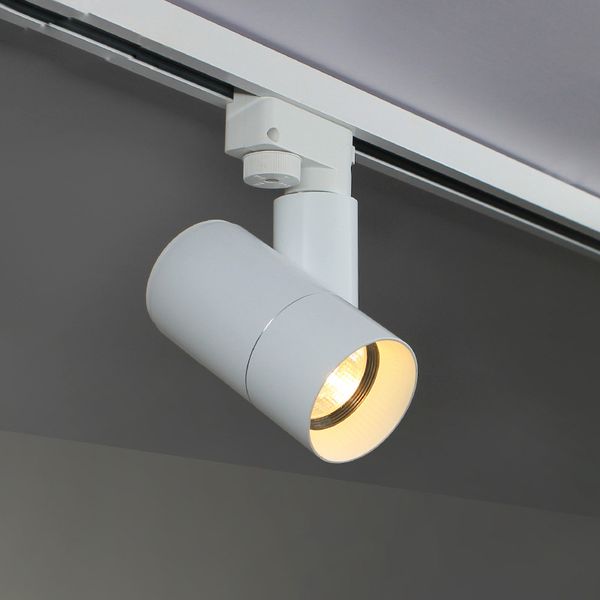 modern led track spotlights cob ceiling lamps 360+180 angle adjustable ac85-260v 5/7w lighting fixtures living room shop