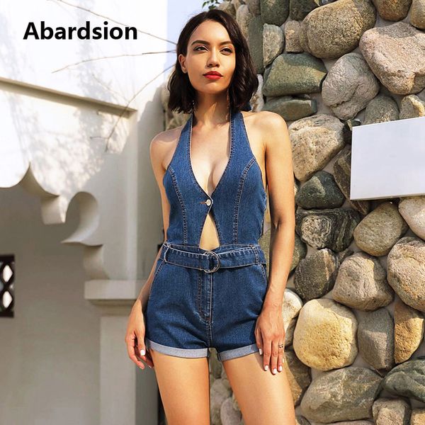 abardsion vogue women denim playsuit cotton halter jumpsuit rompers sashes slim high waist shorts jeans overalls playsuits, Black;white
abardsion vogue women denim playsuit cotton halter jumpsuit rompers sashes slim high waist shorts jeans overalls playsuits, Black;white