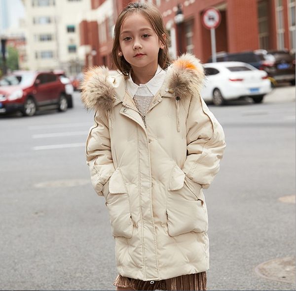 children winter clothing big detachable real fur hooded sown coat jacket parkas kids teens girl girl winter clothes overcoat, Blue;gray
children winter clothing big detachable real fur hooded sown coat jacket parkas kids teens girl girl winter clothes overcoat, Blue;gray