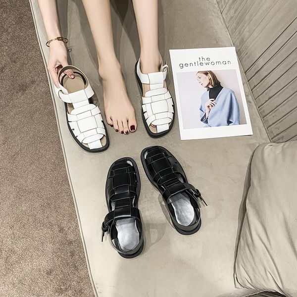 flat sandal shoe retro woman shoes breathable closed toe sandals suit female beige 2020 summer cross with heel women's, Black
flat sandal shoe retro woman shoes breathable closed toe sandals suit female beige 2020 summer cross with heel women's, Black
