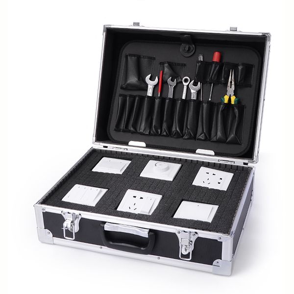 aluminum toolbox patch board grid fixed proof foam precision instrument box multi-function tool case
aluminum toolbox patch board grid fixed proof foam precision instrument box multi-function tool case