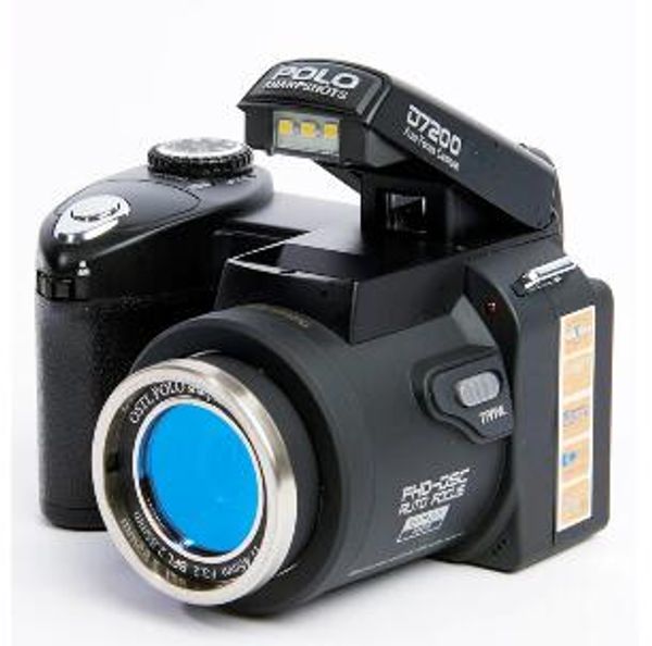 

2019 Новый цифровой поло D7200 камера 33MP Full HD1080P 24-кратный оптический зум Автофокус Профессиональная видеокамера MOQ: 1 шт.
