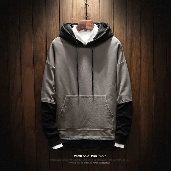 spring and autumn men's clothing and hooded shirts are not two pieces of korean version of loose-headed men's wea 2019, Black
spring and autumn men's clothing and hooded shirts are not two pieces of korean version of loose-headed men's wea 2019, Black