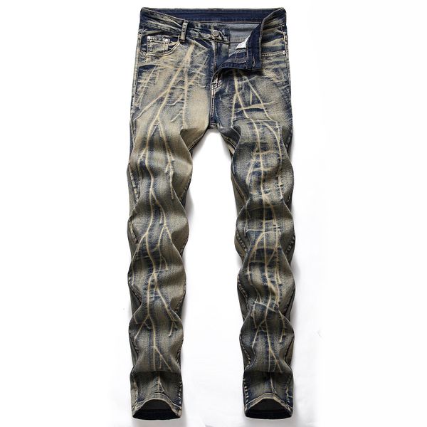 men elastic blue jeans long new fashion pleated old jeans nostalgic white denim pants large size for man
men elastic blue jeans long new fashion pleated old jeans nostalgic white denim pants large size for man