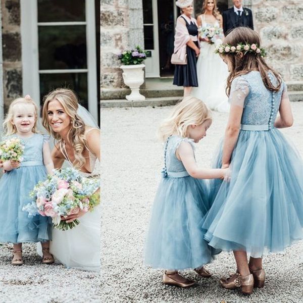 flower girl dresses for wedding tulle pageant dresses for little girls kids evening gowns, White;blue
flower girl dresses for wedding tulle pageant dresses for little girls kids evening gowns, White;blue