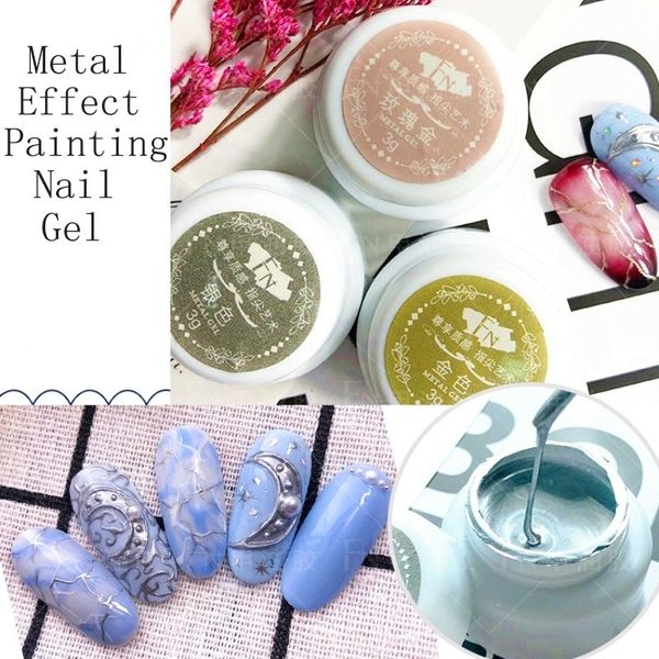 metal effect nail gel rose gold silver uv led draw painting stamping nail art color gel polish manicure long lasting vernish, Red;pink
metal effect nail gel rose gold silver uv led draw painting stamping nail art color gel polish manicure long lasting vernish, Red;pink