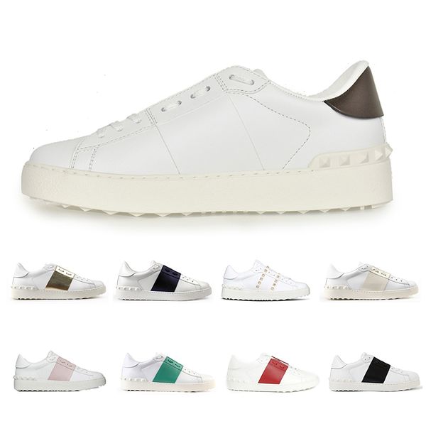new luaxury 2019 dress shoes for men women triple black sliver pinks red green stripe leather casual shoes size white sneaker 36-46
new luaxury 2019 dress shoes for men women triple black sliver pinks red green stripe leather casual shoes size white sneaker 36-46
